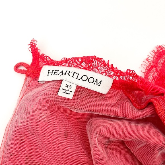 REVOLVE Heartloom Naomi Red Lace Blouse Size XS - Picture 9 of 9